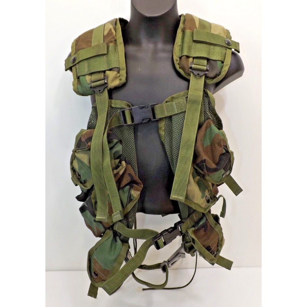 Military Enhanced Tactical Load Bearing Camo Vest by Specialty Defense Systems